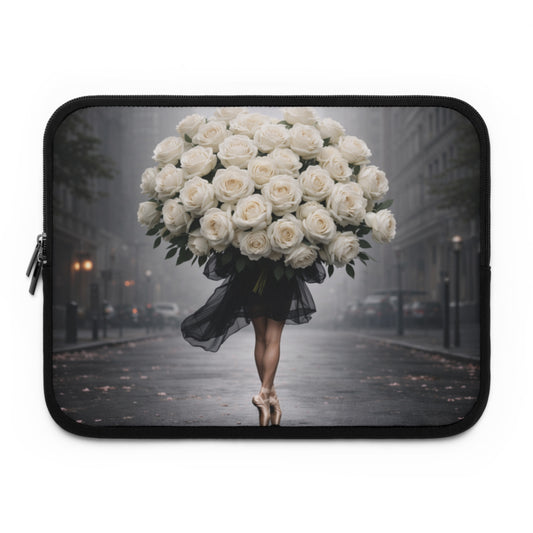 "Rose Petal Pirouette" Laptop Sleeve