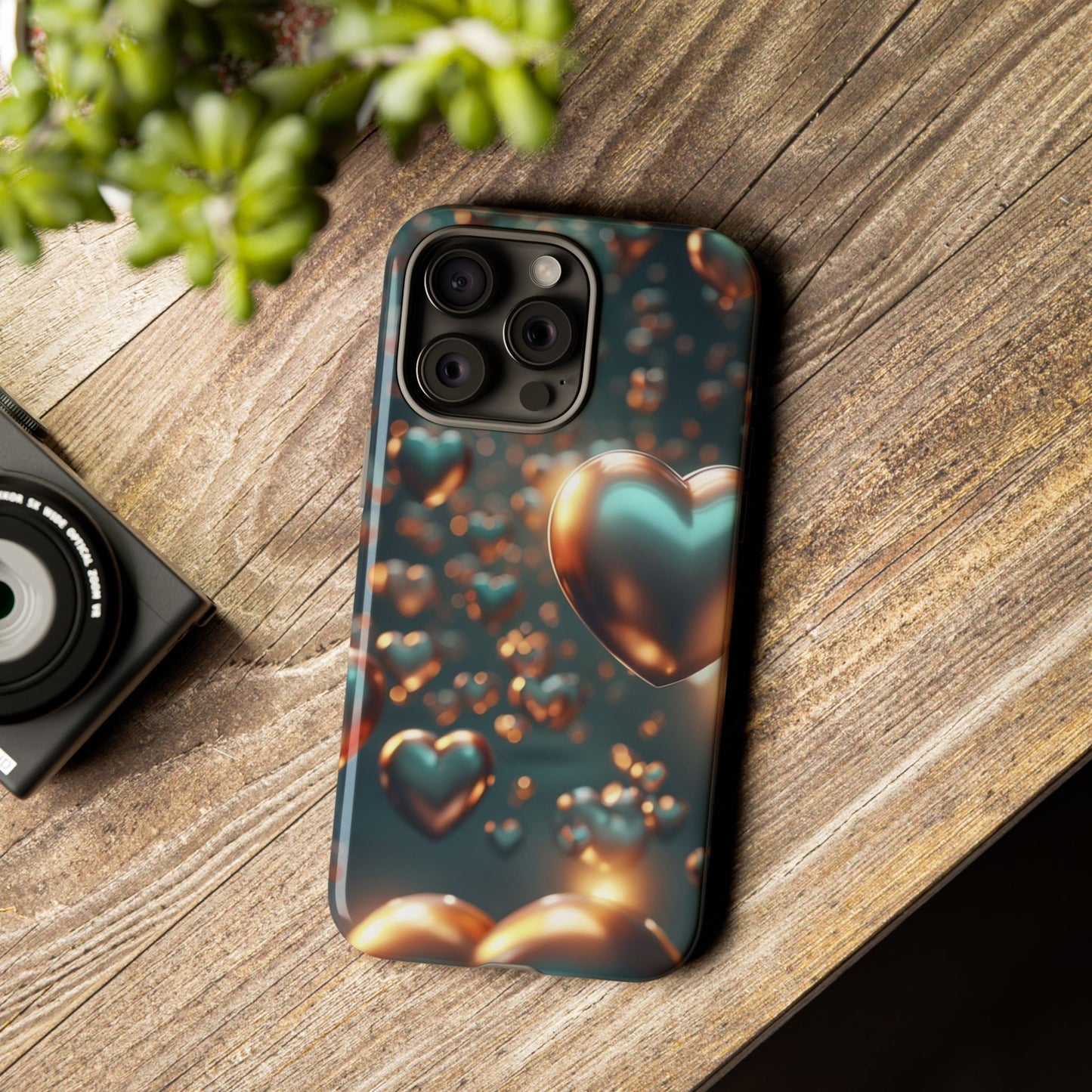 "Hearts on Repeat" Mobile Phone Case