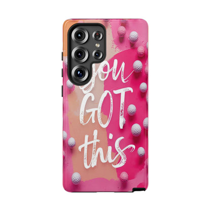 "You got This" (golf edition) Mobile Phone Case (pink)