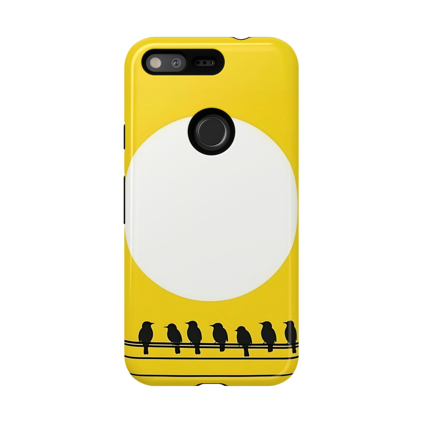 "The Feathered Assembly - Yellow" Mobile Phone Case