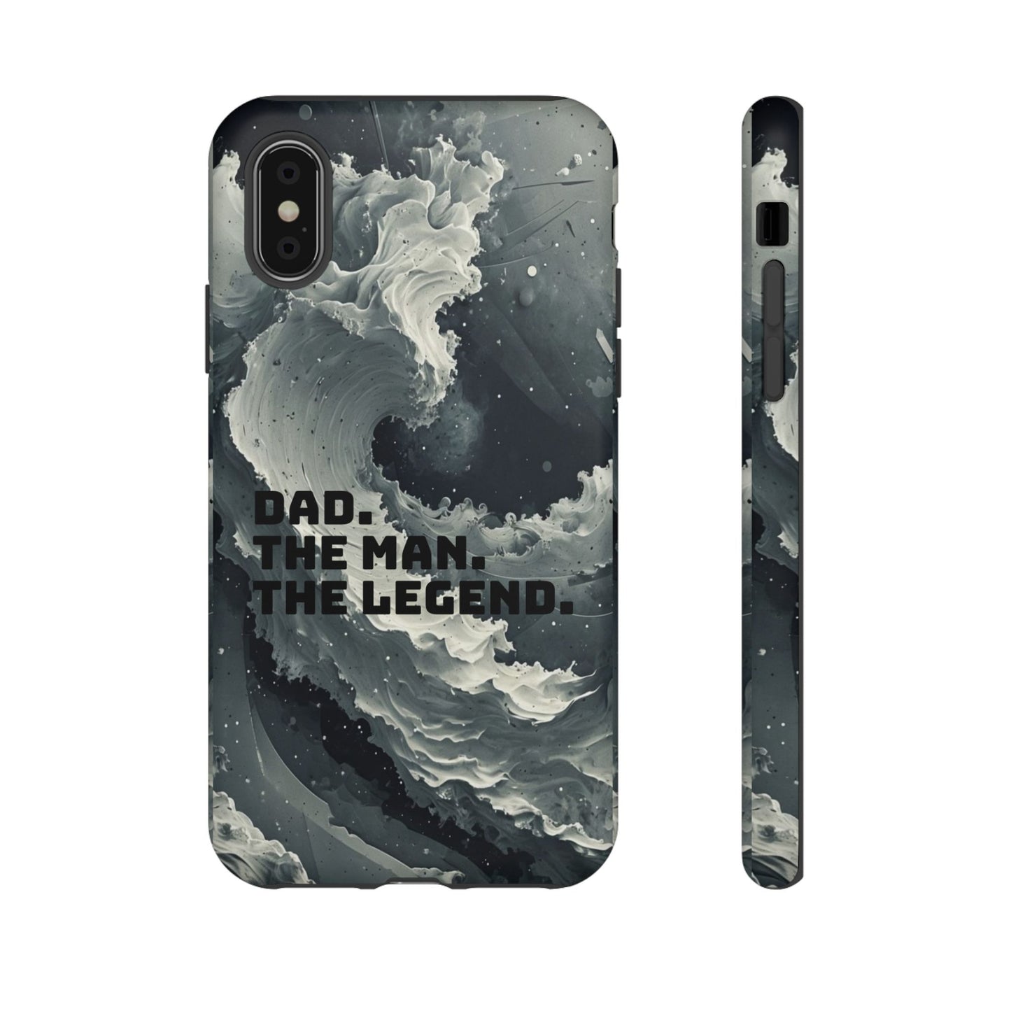 "Dad. The Man. The Legend" Mobile Phone Case (grey)