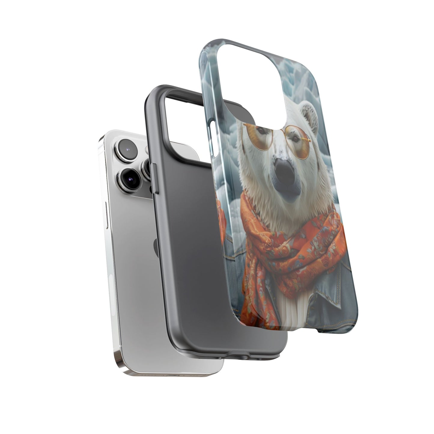 "Urban Zen Polar Bear" Mobile Phone Case