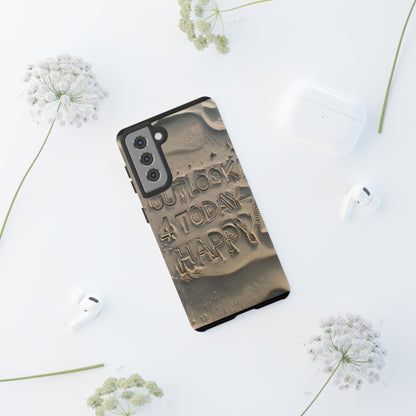 "Life is Short.  Be Happy" Mobile Phone Case