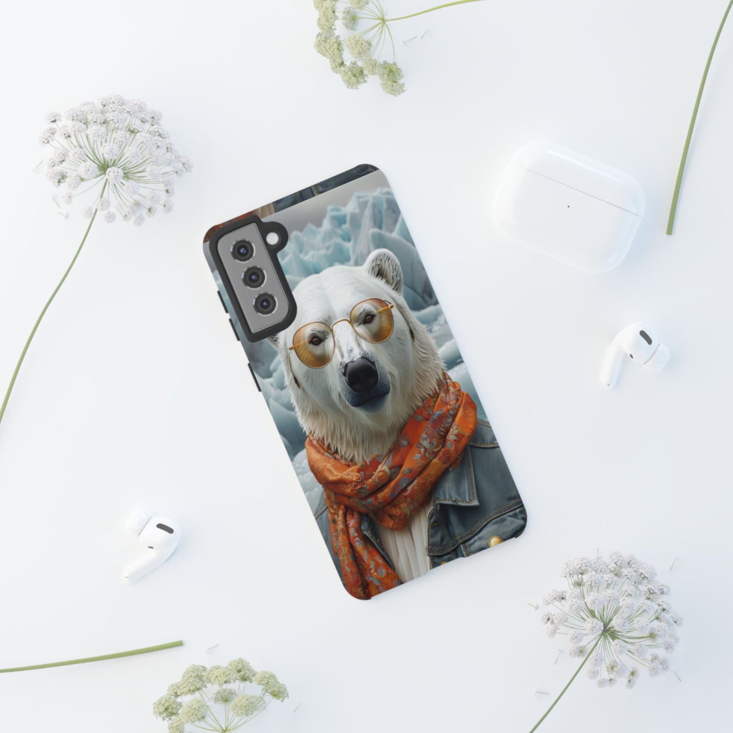 "Urban Zen Polar Bear" Mobile Phone Case