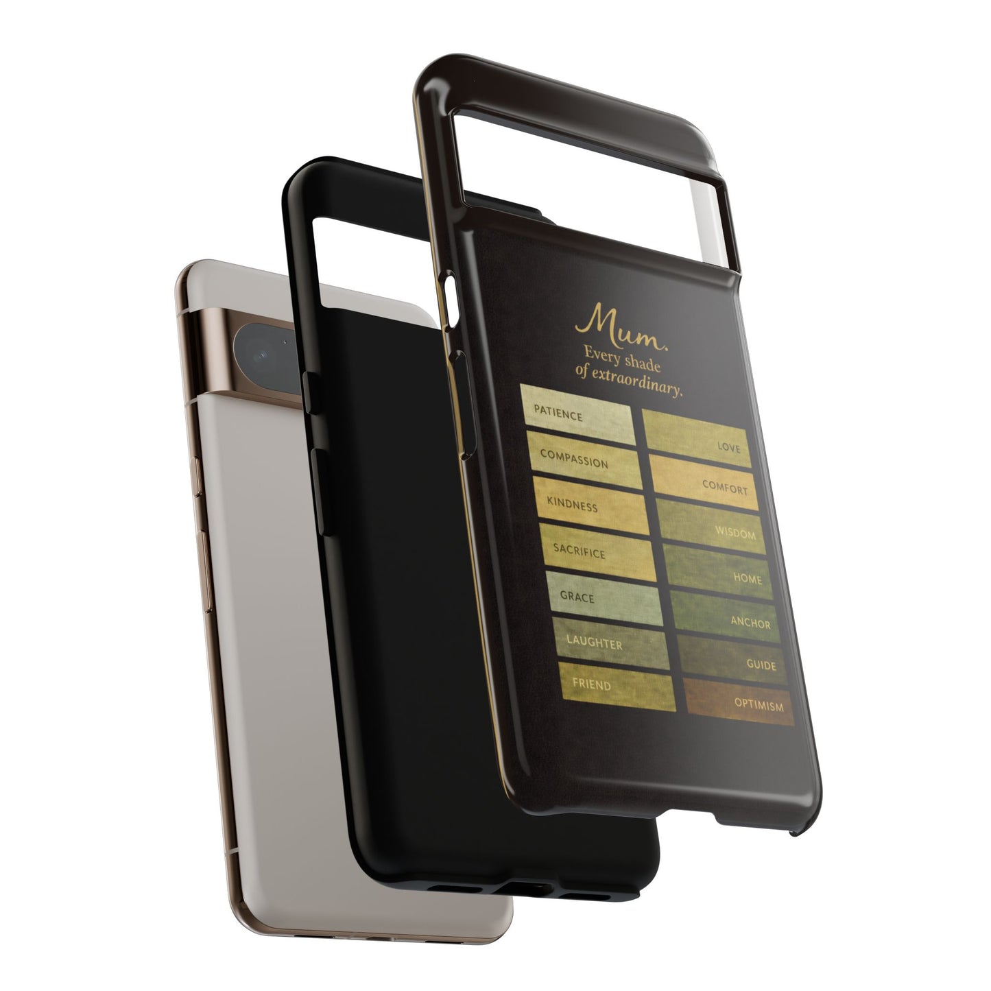 "Every Shade of Extraordinary" Mobile Phone Case (green)