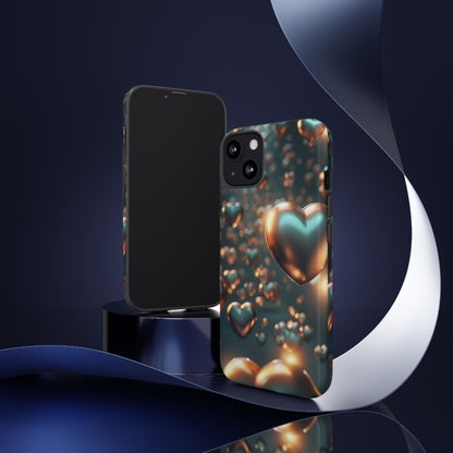 "Hearts on Repeat" Mobile Phone Case