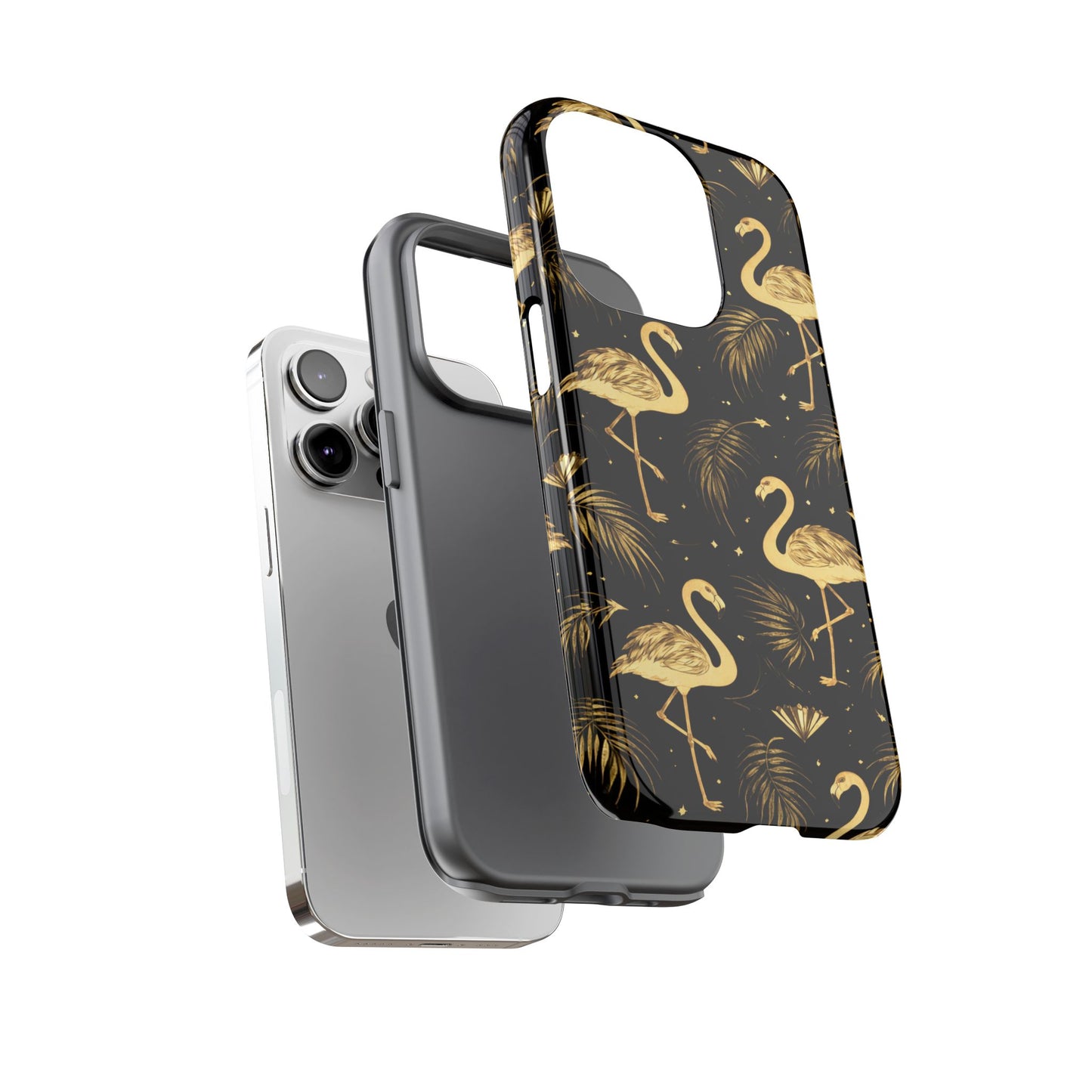 "Gold Flamingo" Mobile Phone Case