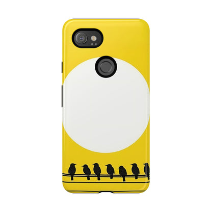 "The Feathered Assembly - Yellow" Mobile Phone Case