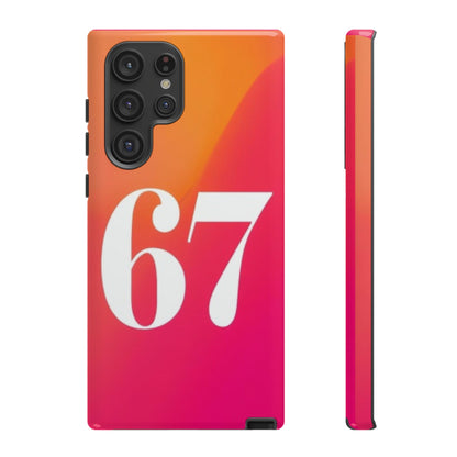 "67" Mobile Phone Case