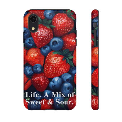 "Life. A Mix of Sweet and Sour" Mobile Phone Case