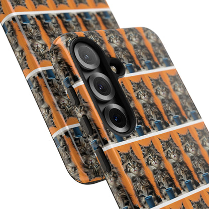 "Bad Hair, Good Coffee - we all need balance" Mobile Phone Case