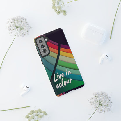 "Live in Colour" Mobile Phone Case