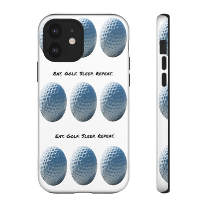 "Eat. Golf. Sleep. Repeat." Mobile Phone Case
