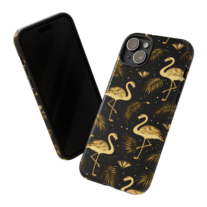 "Gold Flamingo" Mobile Phone Case