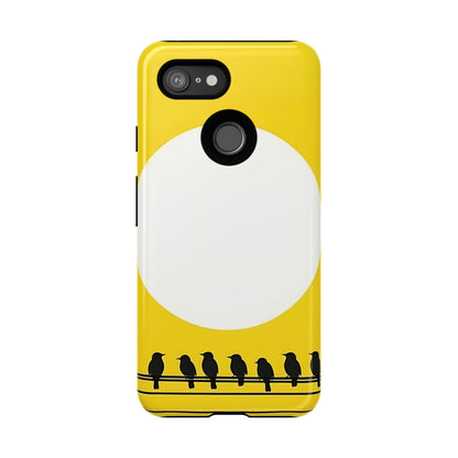 "The Feathered Assembly - Yellow" Mobile Phone Case