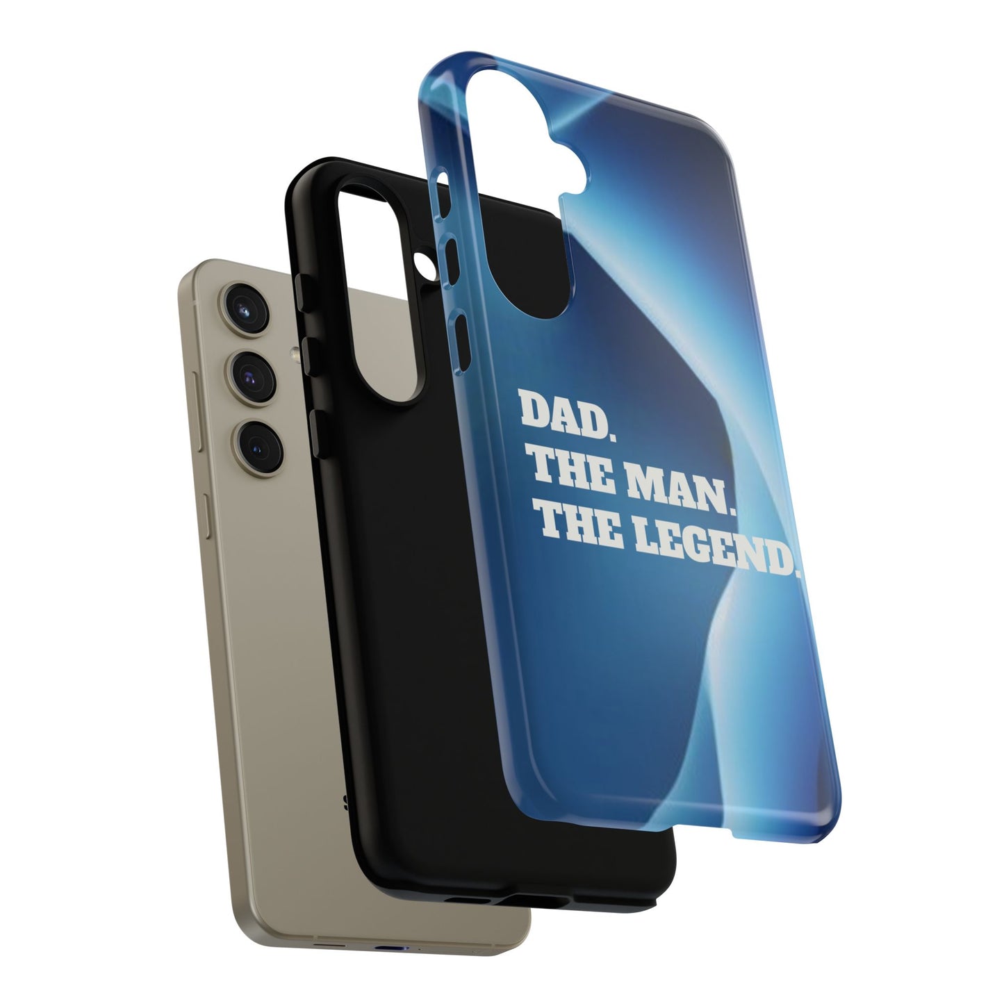 "Dad.  The Man.  The Legend" Mobile Phone Case (blue)