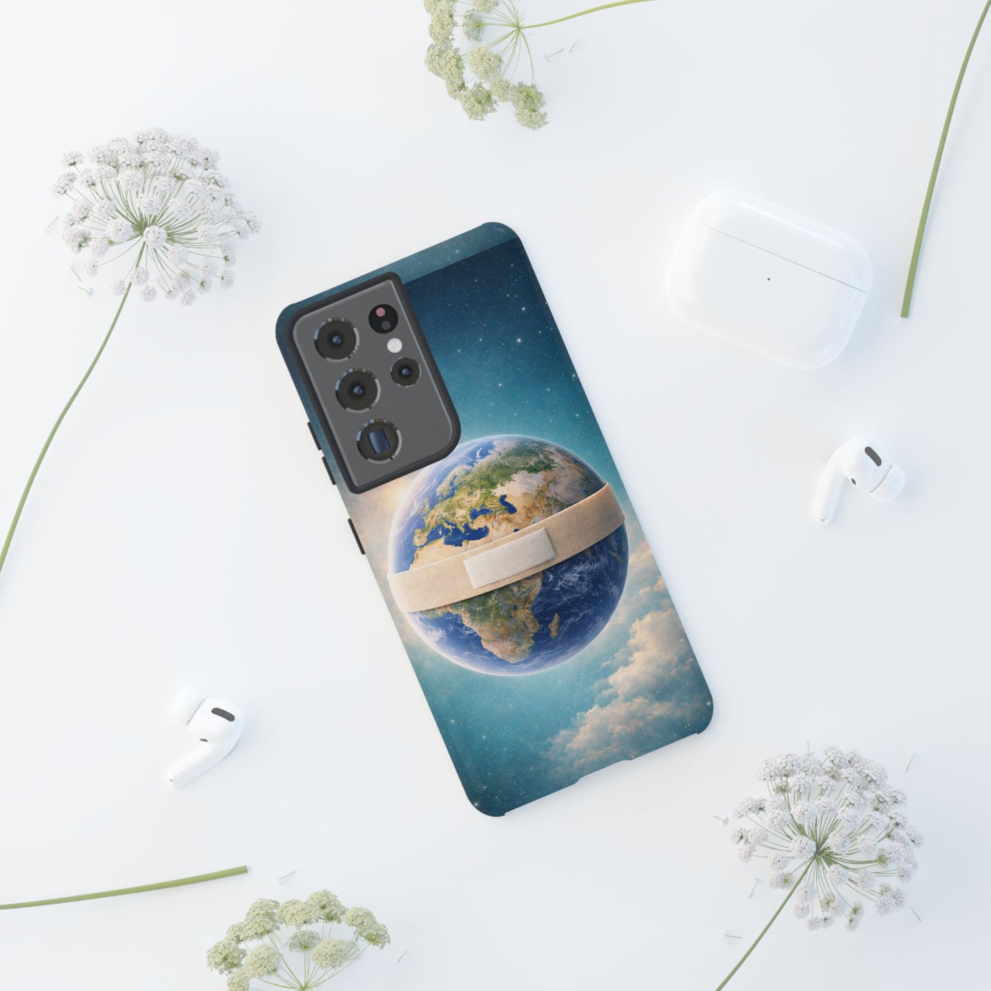 Earth Band Tough Case — Protective Planet Phone Case with Global Design