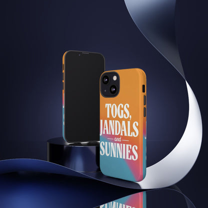 "Togs, Jandals and Sunnies" Mobile Phone Case