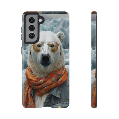 "Urban Zen Polar Bear" Mobile Phone Case
