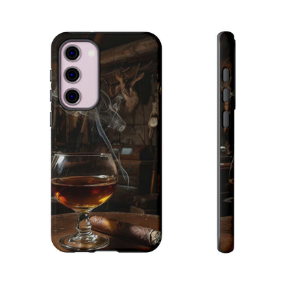 "Hot Whiskey and Cigar" Mobile Phone Case