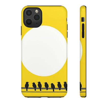 "The Feathered Assembly - Yellow" Mobile Phone Case
