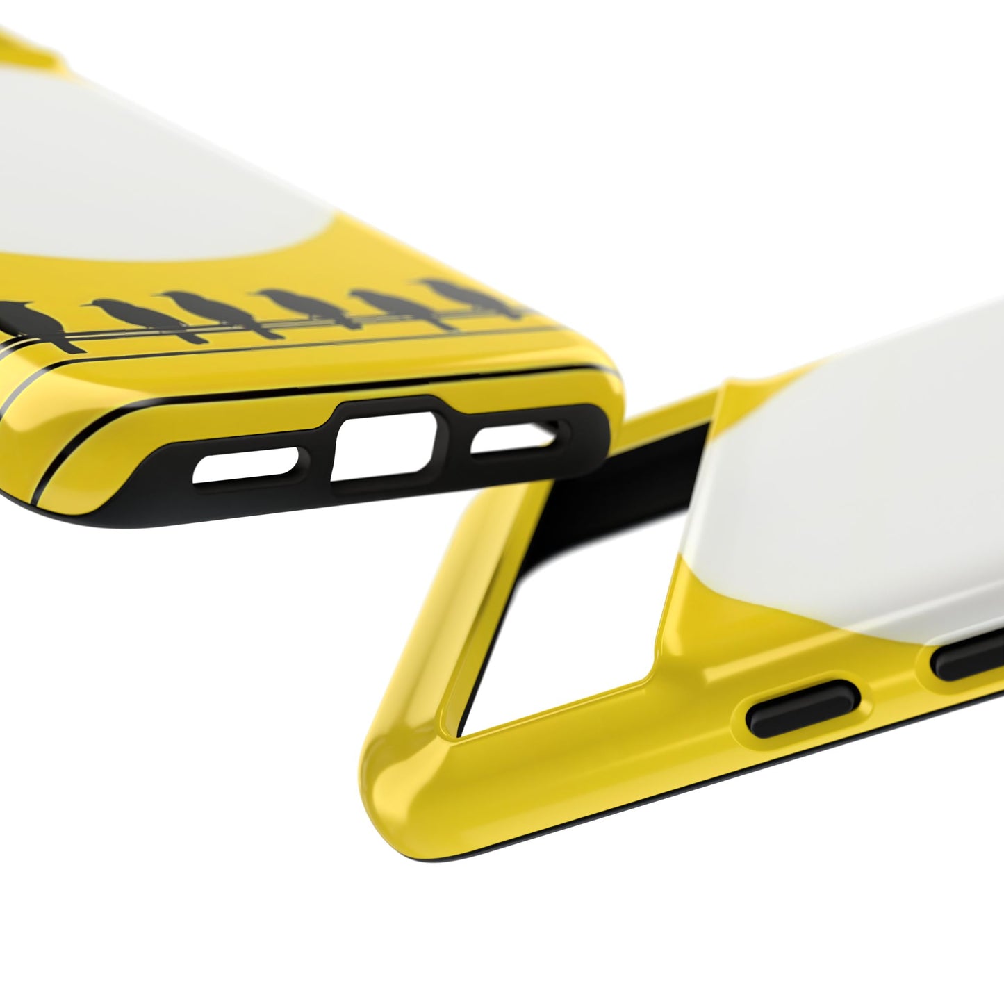 "The Feathered Assembly - Yellow" Mobile Phone Case