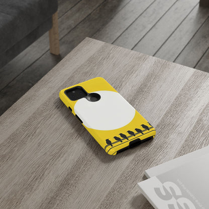 "The Feathered Assembly - Yellow" Mobile Phone Case