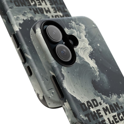 "Dad. The Man. The Legend" Mobile Phone Case (grey)