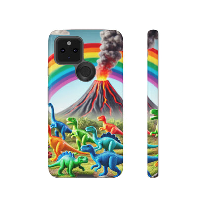 "Rainbow Dinosaurs" Mobile Phone Case