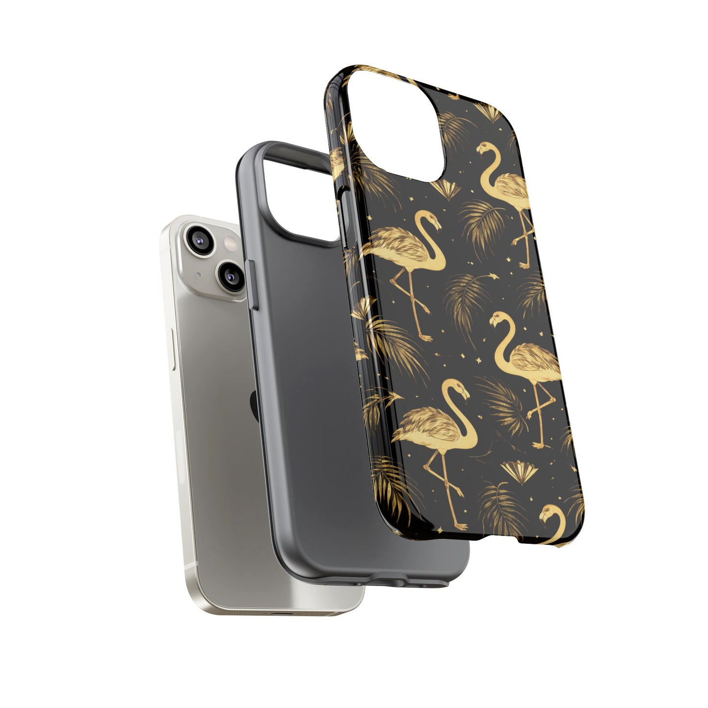 "Gold Flamingo" Mobile Phone Case