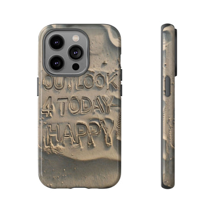 "Life is Short.  Be Happy" Mobile Phone Case