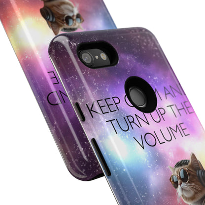 "Keep calm and turn up the Volume" Mobile Phone Case (mix)