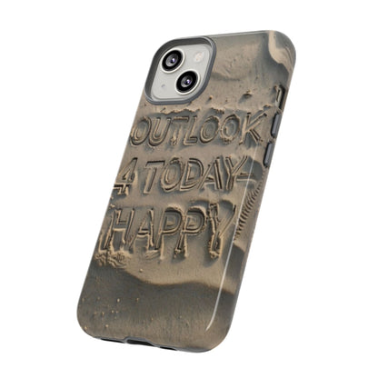 "Life is Short.  Be Happy" Mobile Phone Case