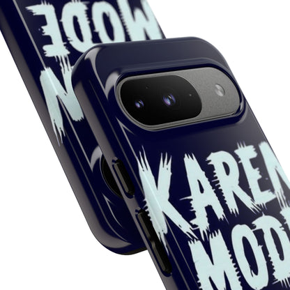 "Karen Mode On" Mobile Phone Case (blue)
