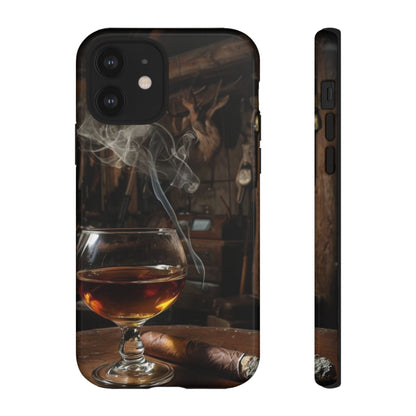 "Hot Whiskey and Cigar" Mobile Phone Case