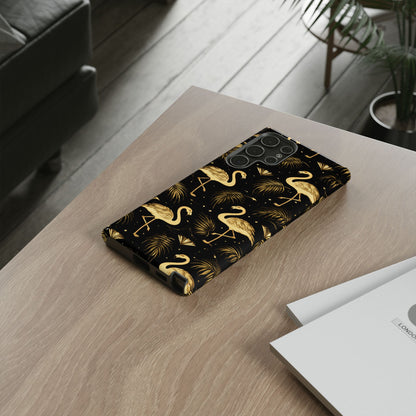 "Gold Flamingo" Mobile Phone Case