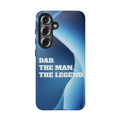 "Dad.  The Man.  The Legend" Mobile Phone Case (blue)