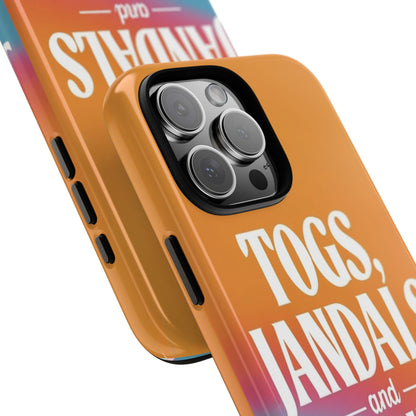 "Togs, Jandals and Sunnies" Mobile Phone Case