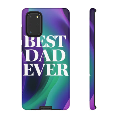 "Best Dad Ever" Mobile Phone Case (purple)
