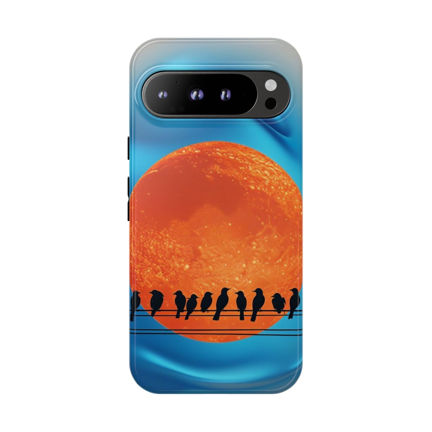 "The Feathered Assembly" Mobile Phone Case (orange)
