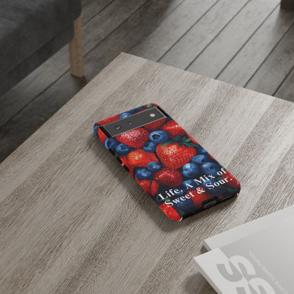 "Life. A Mix of Sweet and Sour" Mobile Phone Case