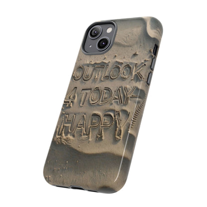 "Life is Short.  Be Happy" Mobile Phone Case