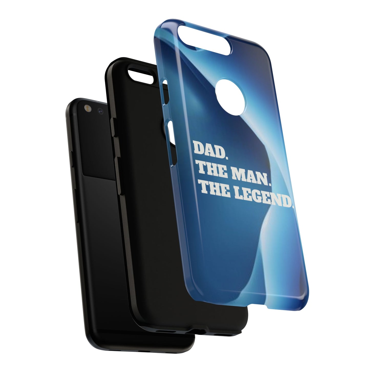 "Dad.  The Man.  The Legend" Mobile Phone Case (blue)