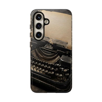 "Fade in. A Writer at the Cusp of Genius" Mobile Phone Case