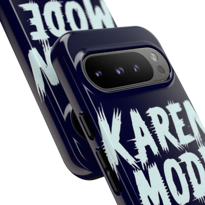 "Karen Mode On" Mobile Phone Case (blue)
