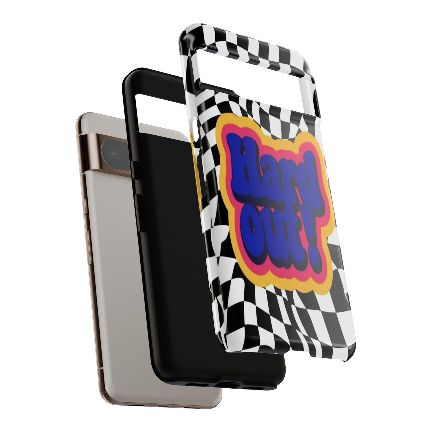 "Hard Out" Mobile Phone Case (blue)
