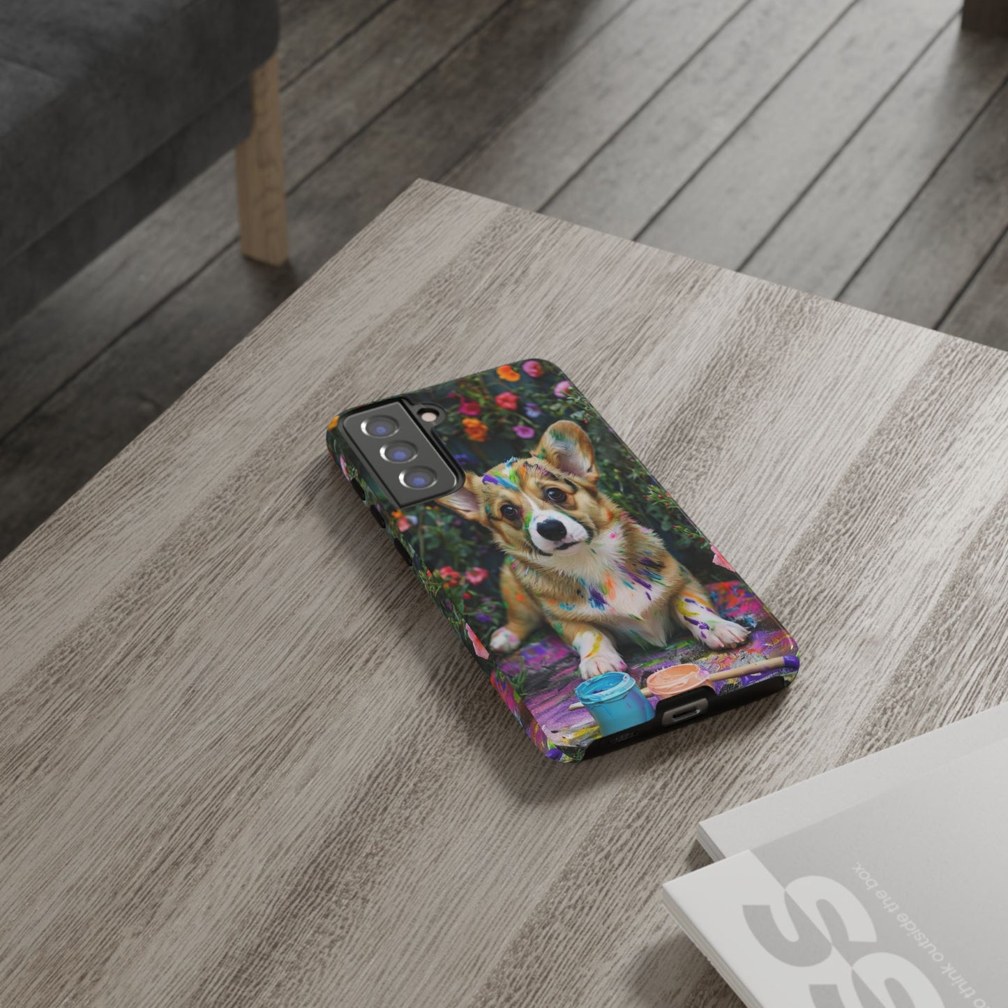 "Paint It Corgi" Mobile Phone Case