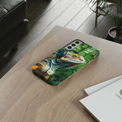 "Bearded Dragon - Jungle Beats" Mobile Phone Case
