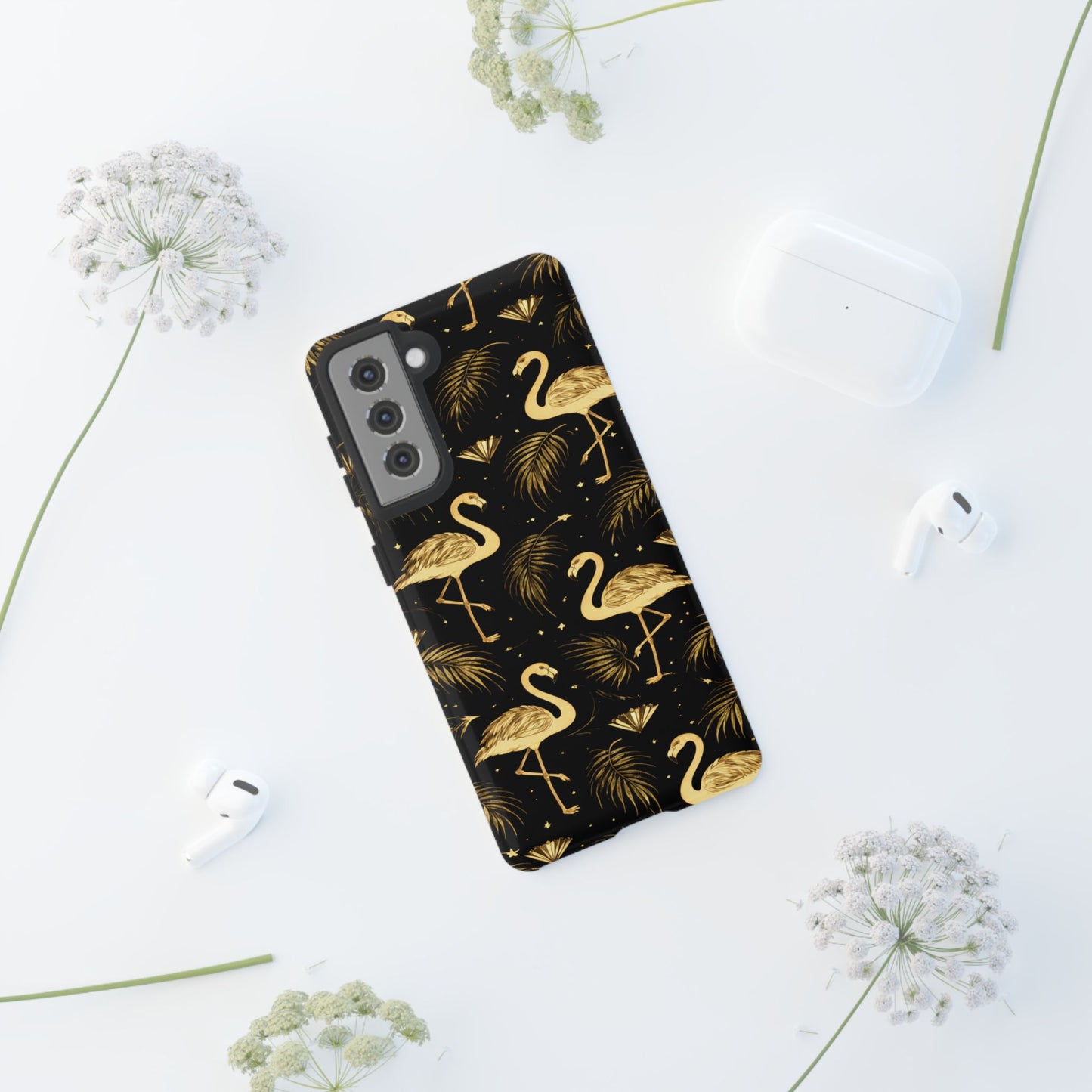 "Gold Flamingo" Mobile Phone Case