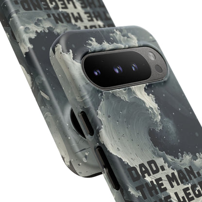 "Dad. The Man. The Legend" Mobile Phone Case (grey)